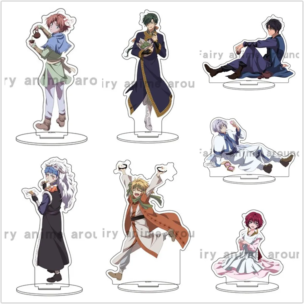 15CM Anime Akatsuki no Yona Figure Yona Yona Son・Haku Yun Kijia Cosplay  Acrylic Stand Model Standing Sign Toy Fans Collecting Gi