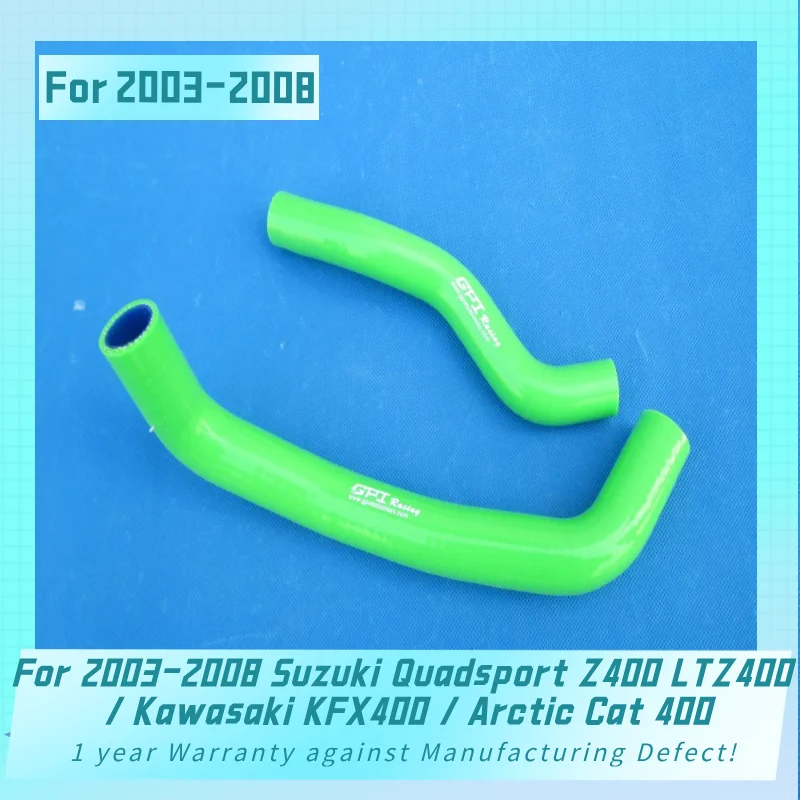 Silicone Radiator Hose For Suzuki KFX400 LTZ400 DVX400 Z400 2003-2008 – GPI Racing
