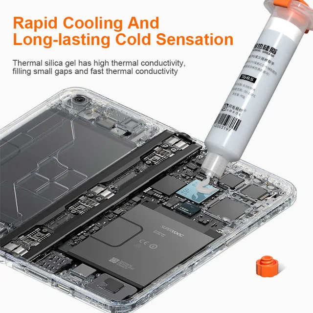 معجون حراري AMAOE Thermal Grease | فئات متعددة (TG-4/6/8.5 W/m.k) لتشتيت الحرارة بكفاءة 2