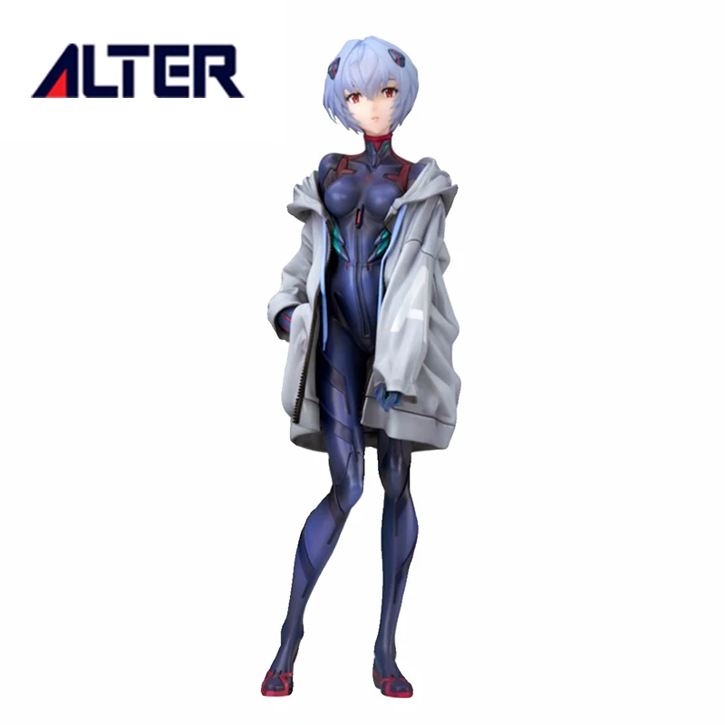 

Stock Original Alter EVA GLOBAL Rebuild of Evangelion Ayanami Rei 1/7 22CM PVC Anime Action Figures Toy Collection Model Gift