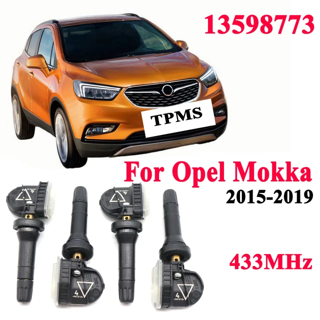 TPMS Tire Pressure Monitoring Sensor 13598773 For Opel Mokka (J-A) (from 2015-09 to 2019-12) 433 MHz 13589601 22853740 13522629