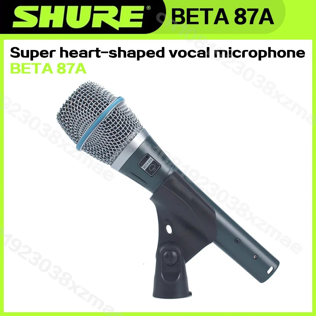 SHURE BETA 87A Vocal Dynamic Super Cardioid Condenser Wired Microphone