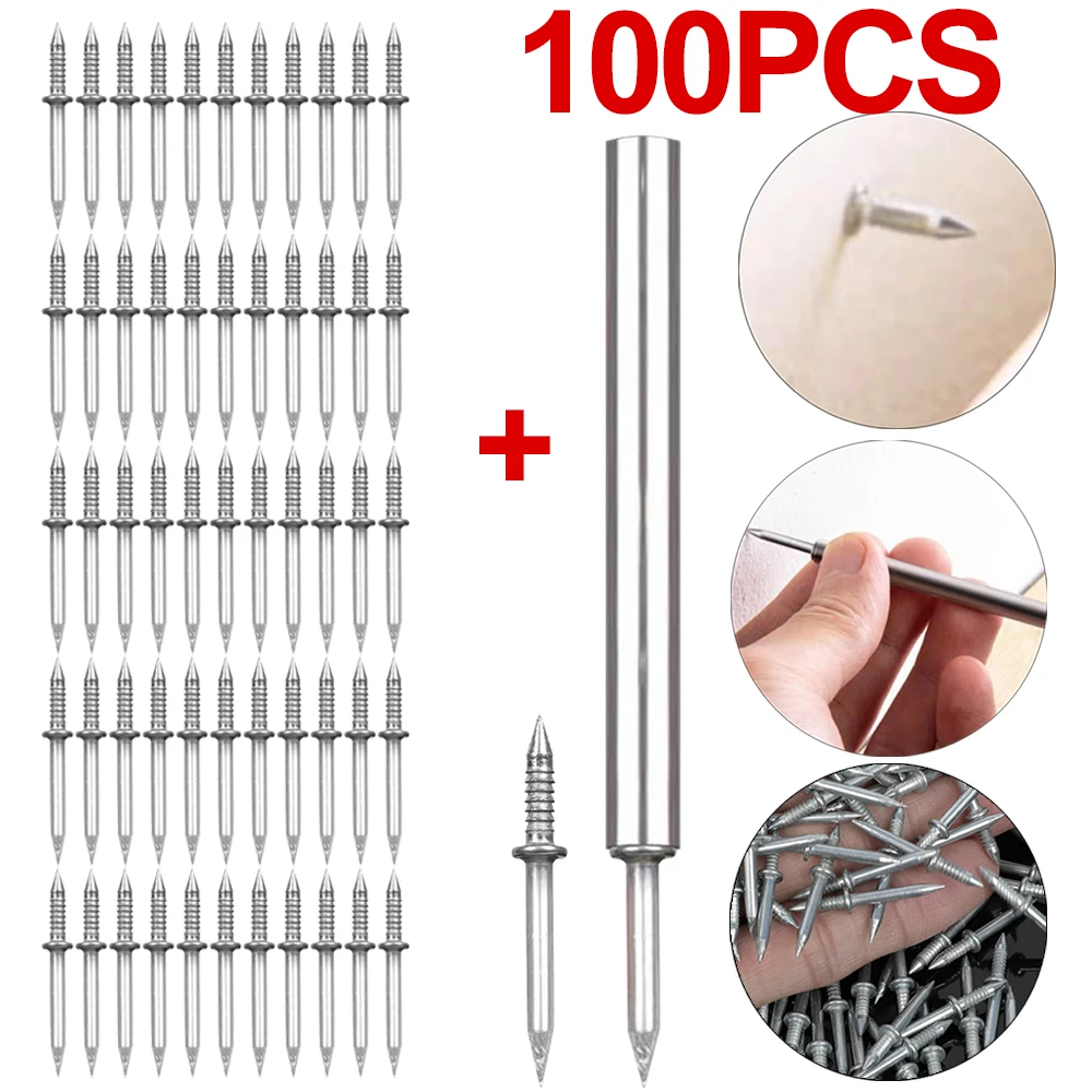 Seamless Nails Woodworking Nails 100-10pcs
