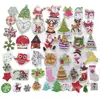 WBNNVN Mix 30Pcs Wood Buttons For Christmas Craft Decoration DIY Art Learning Accessories 1