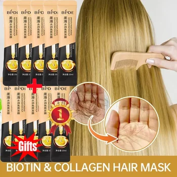 Magical Keratin Hair Mask 5 Seconds Fast Repairing Damaged Frizzy Hairs Soft Smooth Shiny for Permanent Straightening Hair Care 1