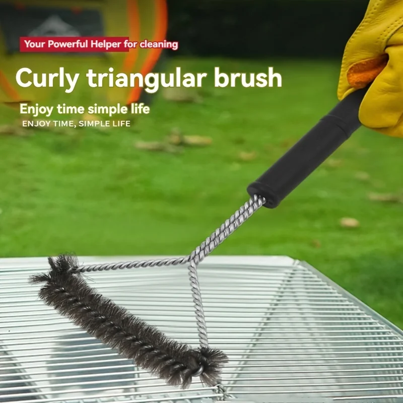 Description Picture 6 of itemBarbecue Grill BBQ Brush Clean Tool Grill Accessories Stainless Steel Bristles Non-stick Cleaning Brushes Barbecue Accessories