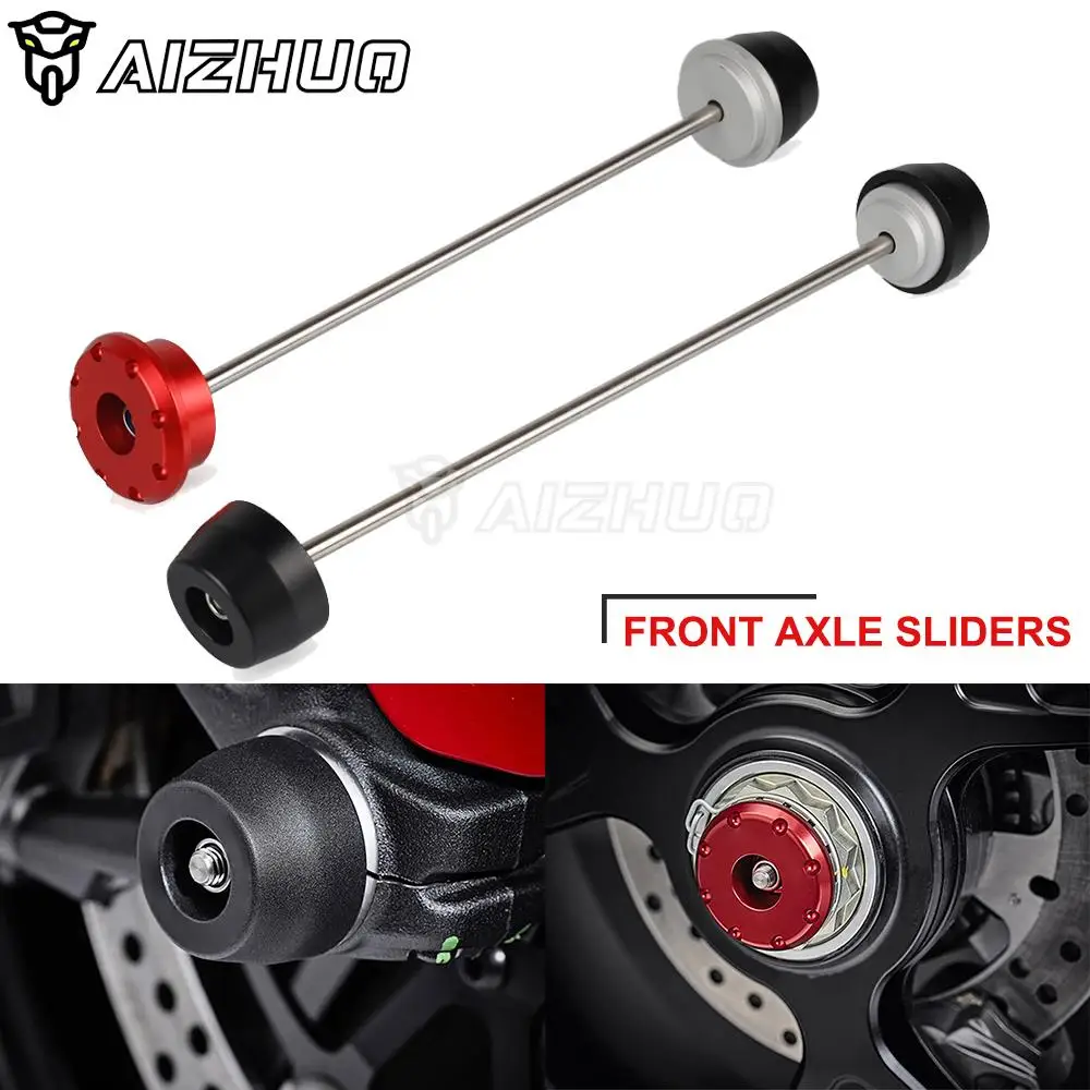 Moto Anteriore Posteriore Assale Ruota Cursori Per Ducati Xdiavel Dark Black Star S Diavel 1260 S Carbon Strada Diavel1260 1260 S