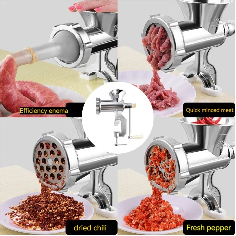 Meat Grinder Household Hand-cranked Sausage Filling Steamed Buns Dumplings Stuffing Pepper Grinder