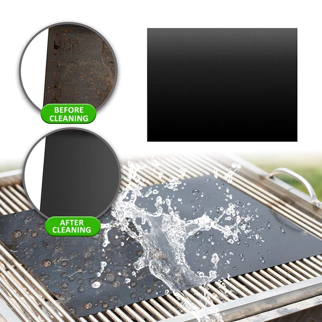 5Db 40*33Cm Grill Szőnyeg Nem Tapadó Bbq Pörkölt Barbecue Sütőfóli Sütőlap Konyha Szerszámok - Image 4