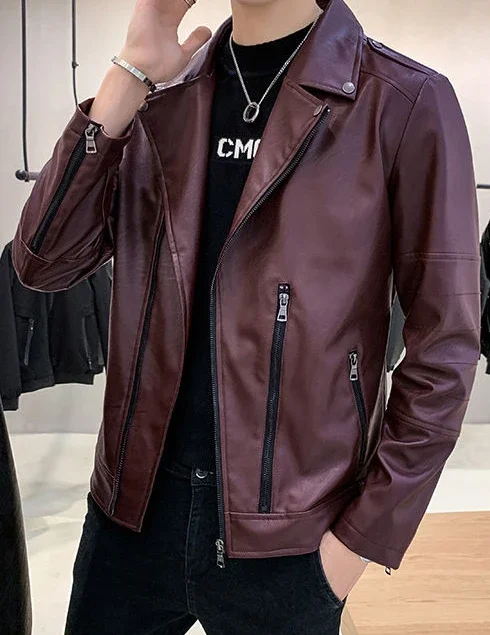 Description Picture 6 of itemOversize Men's Suit Jackets Party Coat Leather Plus Big Size Male Blazer Casual Fashionable Summer Menswear Simple Breasted 2024