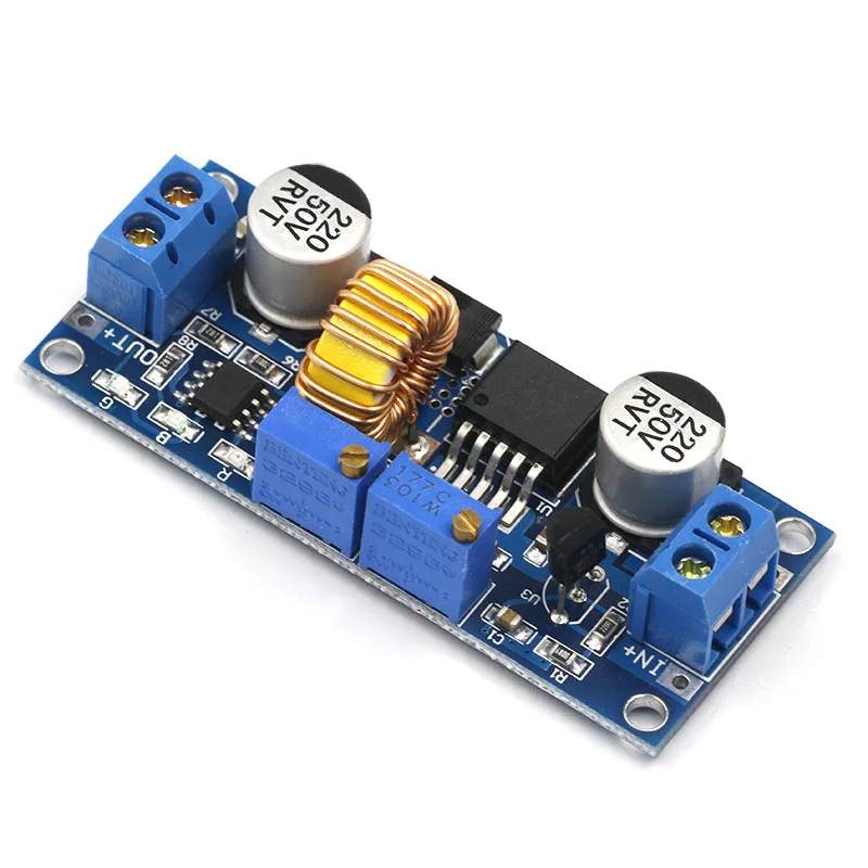 CC/CV 5A Lithium Charger Board XL4015 Adjustable 6-38V To 1.25-36V DC Step Down Power Supply Buck Module |