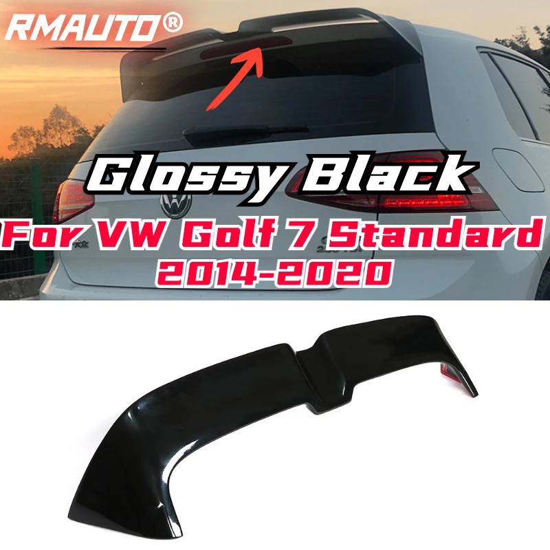 thumbnail image 1 of Alerón trasero de fibra de carbono RMAUTO para Volkswagen VW Golf 7 Golf 7.5 MK7 MK7.5 GTI R, alerón para ventana, alerón para techo, accesorios para coche, 1 of 5