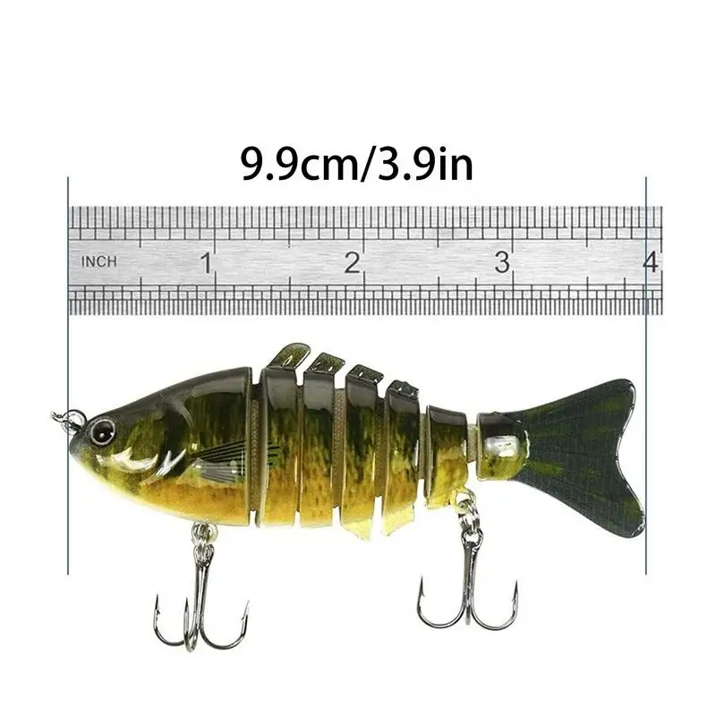 5PCS Bionic Swimming Lures Auto Electric Fishing Bait Kit 6