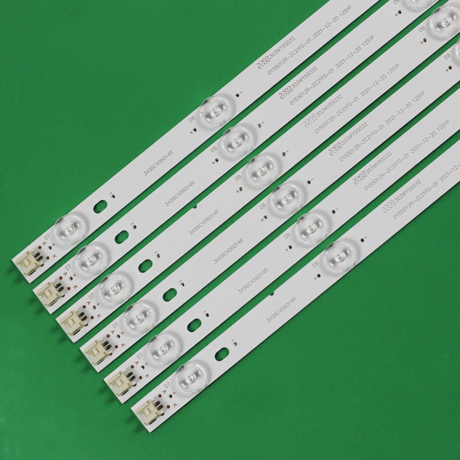 LED Backlight strip 12 lamp For 0Y55D12L 0Y55D12R-ZC21FG-01 04 303WY550032 303WY550031 303WY550039 303WY550040 LE55F