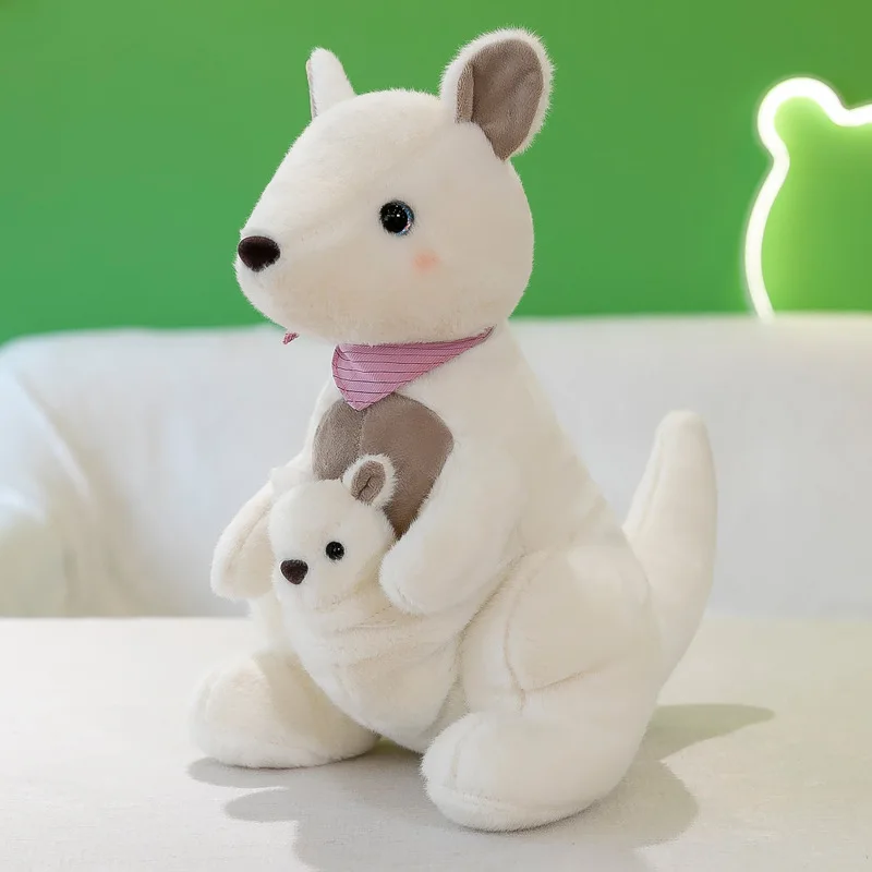 

26-50cm Cute New Creative Mother And Children Kangaroo Plush Doll Toys Kawaii Soft Animal Stuffed Plush Doll For Kids Baby Gifts