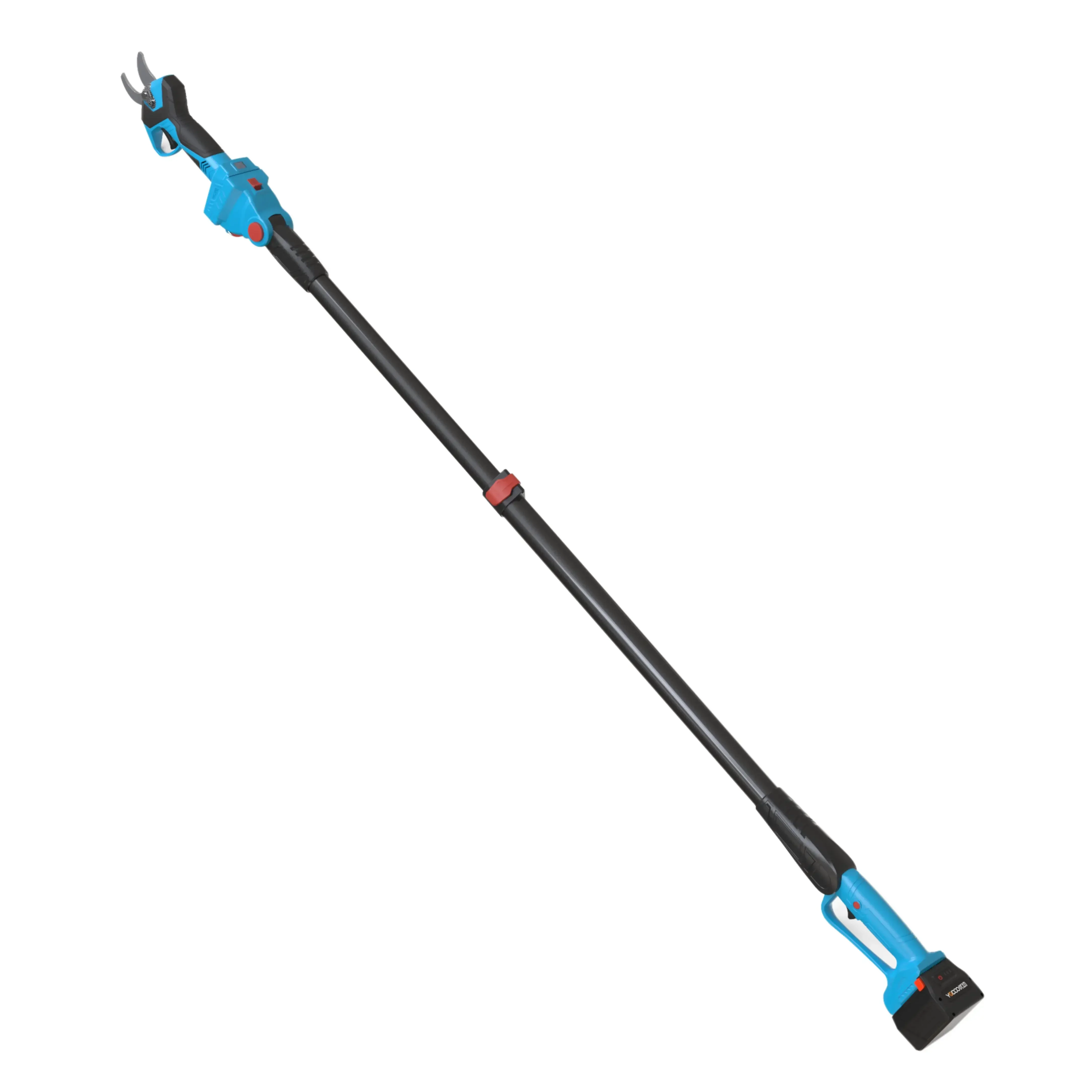 

Telescopic extension long pole electric cordless rechargeable plant pruner machine