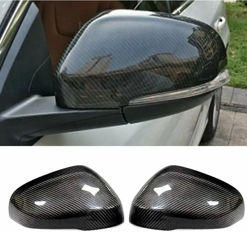 

Carbon Fiber Car Side View Mirror Cover Caps Parts For Volvo S60 V60 V40 2011-17
