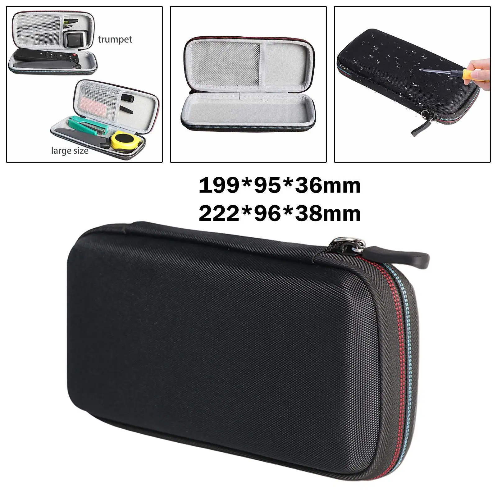 Hard Storage Case Multifunctional with Zipper Portable Protection EVA Storage Bag for Electronic Accessories Small Tools Hard Storage Case Multifunctional with Zipper Portable Protection EVA Storage Bag for Electronic Accessories Small Tools