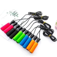 Speed Skipping Rope Sports Unisex Student Fitness Jump Rope Plastic Training Jump Rope Bearing Handle Jump Rope PVC Rope 2
