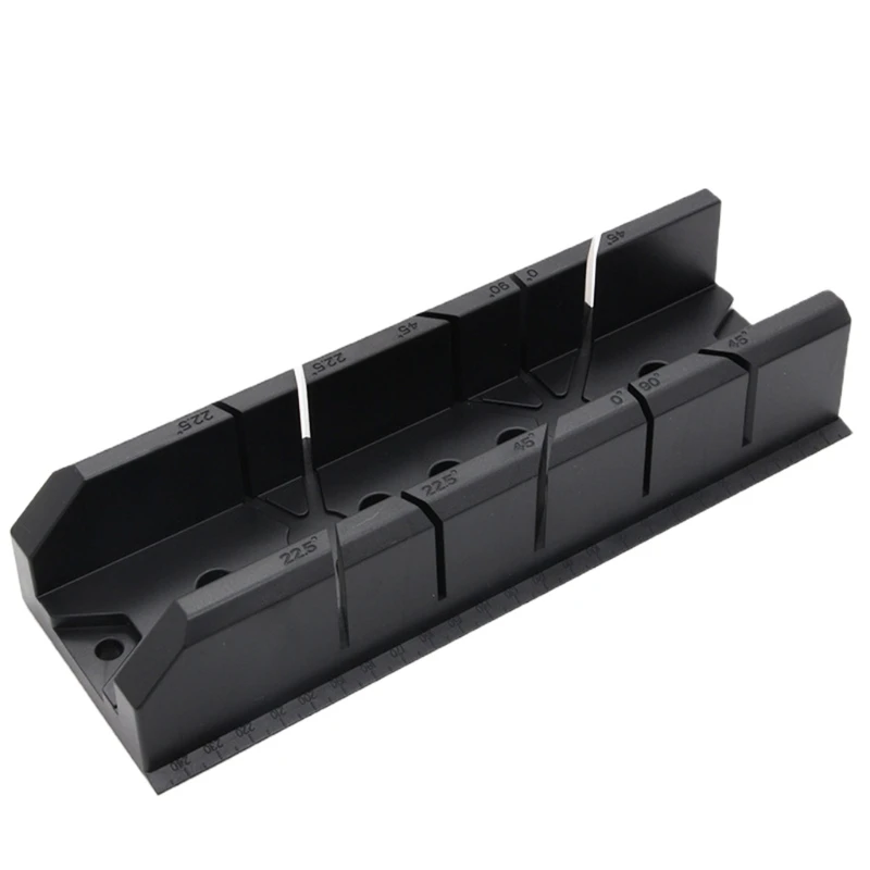 Small Mitre Box Mitre Block Woodworking Clamping Hand Box with 45&deg; 90&deg; Slot Types Woodworking Uses