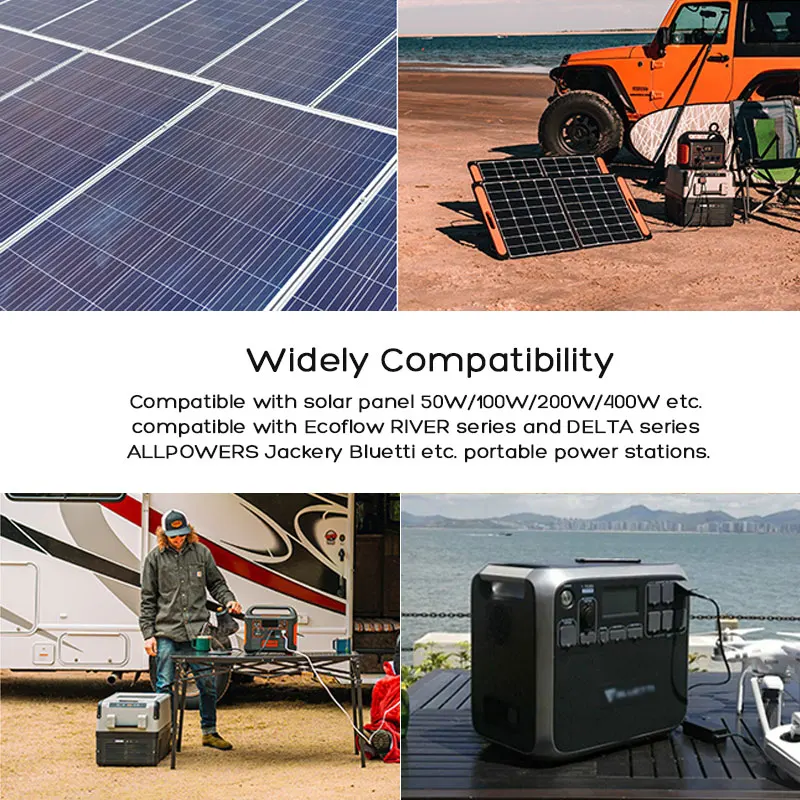 3m/1.5m 12AWG Solar Panel Connector to XT60i-F Adapter Cable for ALLPOWERS Ecoflow River Delta Anker Bluetti Solar Generator etc terminal connector,solar panel connector cable