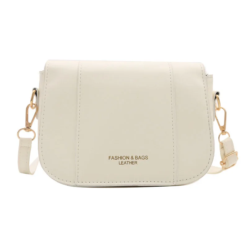 Women Square Single Shoulder Bag Solid Color PU Handbag Female Fashion All-match Messenger Bags For Ladies Casual Phone Bags