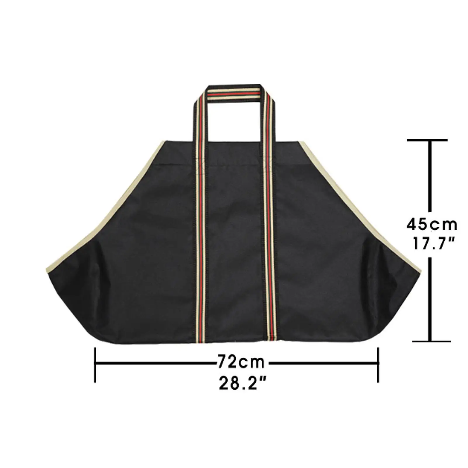 Firewood Carrier Handbag Fireplace Wood Holder for Barbecue Trip Backpacking 6