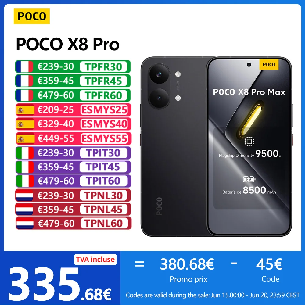 Smartfon POCO X8 Pro Max 5G z EU za $443.23 / ~1662zł