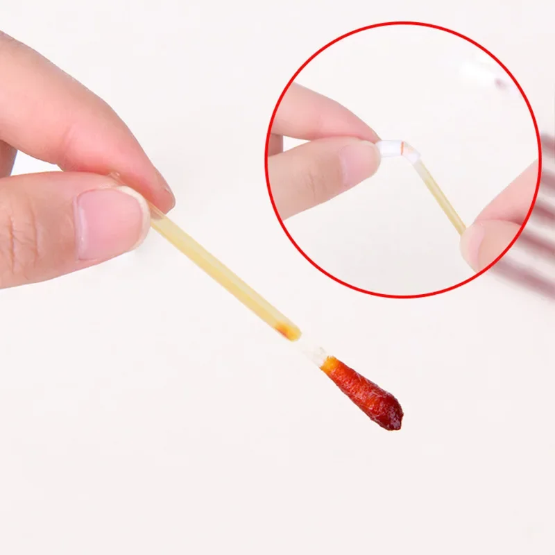 Disposable Medical Alcohol Sticks Disinfection Iodine Cotton Swabs Emergency First Aid Clean Wounds Supplies 50/100pcs disposable cotton swabs