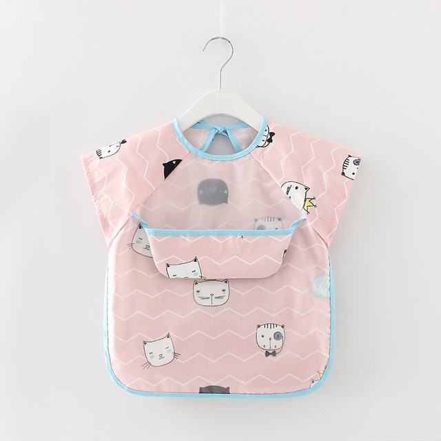 Baby Bibs EVA Waterproof Lunch Feeding Bibs Baby Cartoon Feeding Cloth Children Baby Apron Babador Bandana Summer