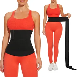 Adjustable Waist Training Belt and Abdomen Shaper - Multi - Season Support Band - 5 m (Black)