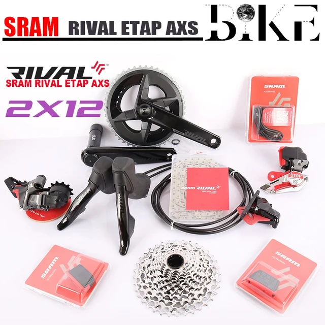 SRAM RIVAL ETAP AXS 2x12s 12 speed road bike kit hydraulic shift 