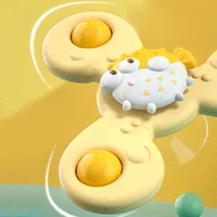 Baby Bath Toys For Boy Children Bathing Sucker Spinner Suction Cup Toy For Kids Funny Child Rattles Teether Toddler Toys 2
