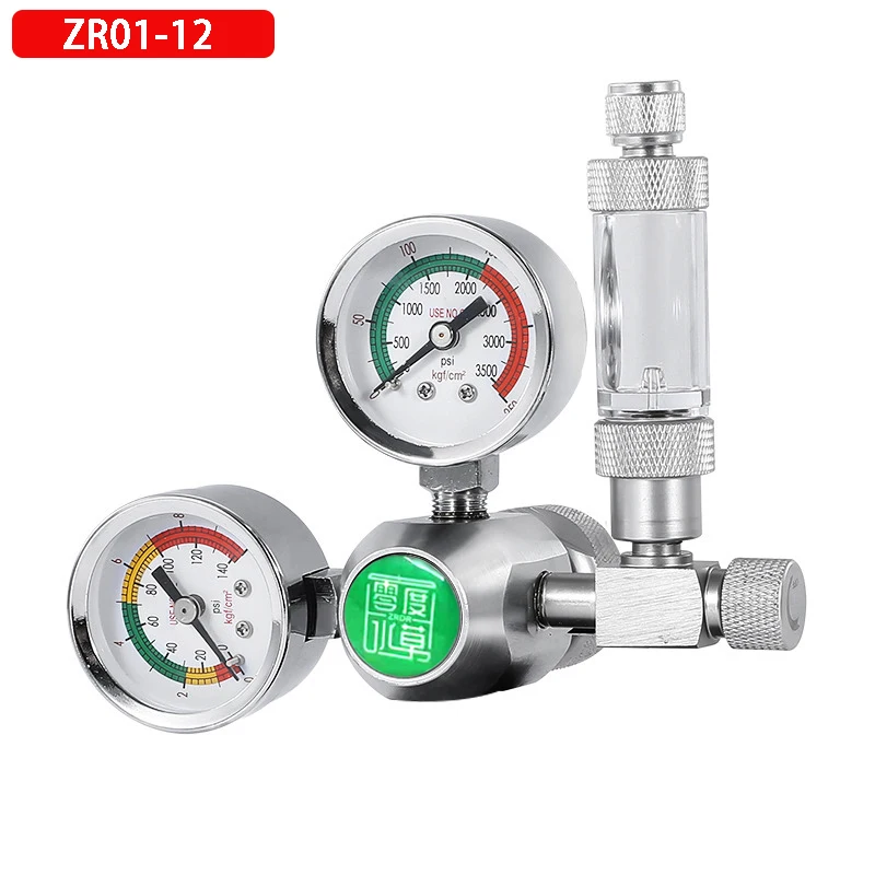 Aquarium DIY CO2 regulator Solenoid Bubble Counter CO2 control system reaction w