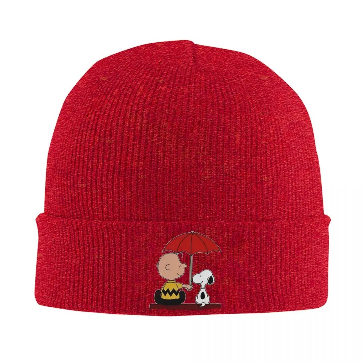 thumbnail image 1 of Gorros de lana de Peanuts, Charlie Brown y Snoopy, gorros de lana, gorros con estampados, gorros de otoño, gorros casuales unisex para adultos, gorros cálidos Kpop, 1 of 5