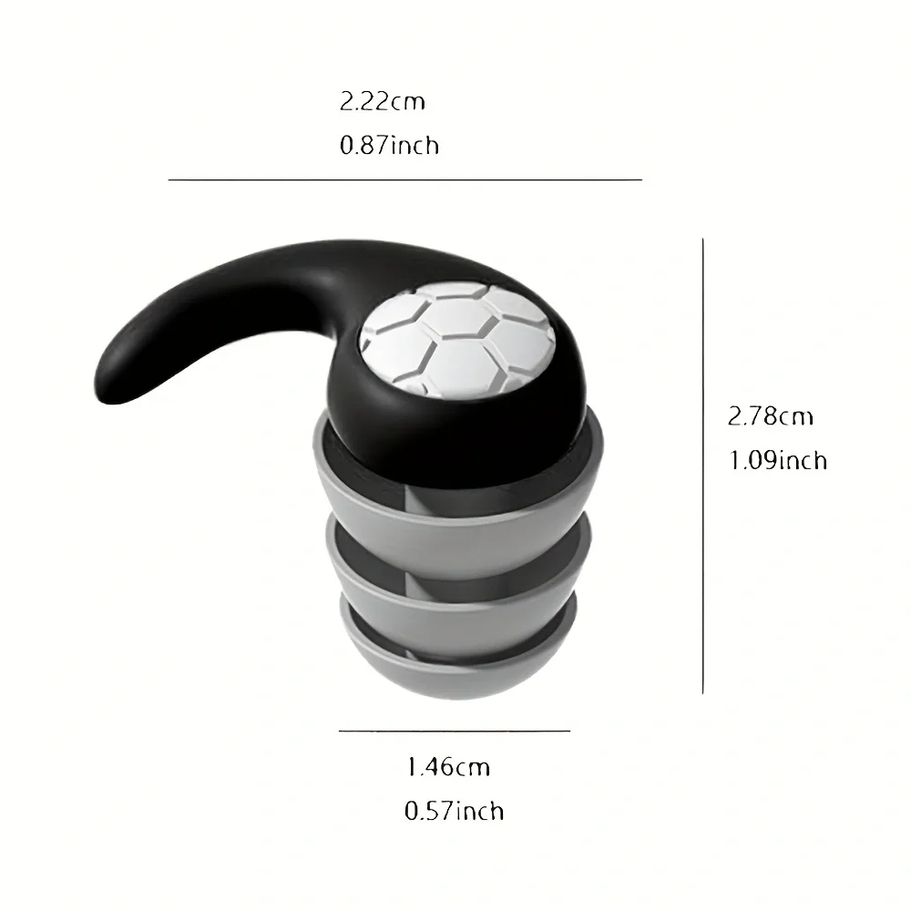 Soft Silicone Earplugs - Noise Canceling, Comfortable Fit for Sleep and Swimming