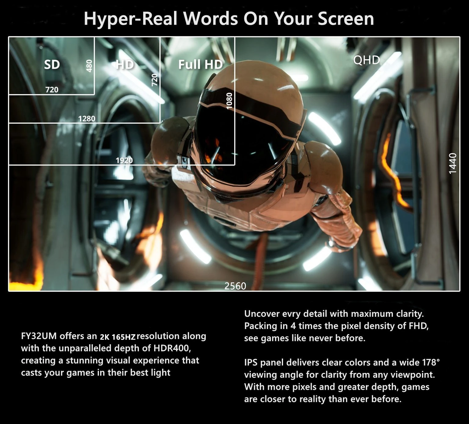 FYHXele-32 ġ  2K 165Hz PC IPS г QHD LED ÷ ũž ӿ ǻ ȭ, FreeSync G-Sync MPRT 1ms 2560*1440