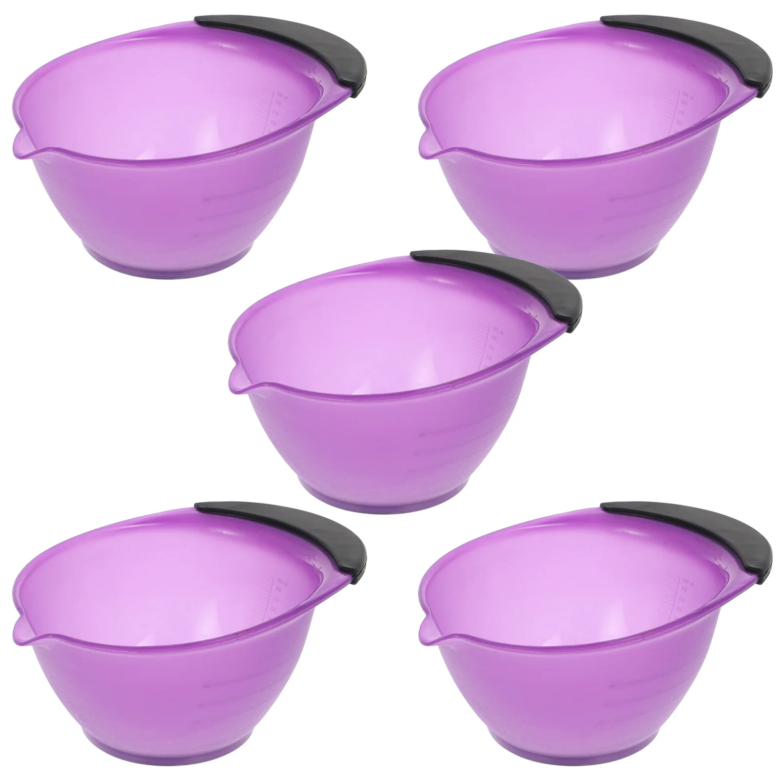 

5pcs Hair Dye Bowl Salon Tint Bowl Hair Coloring Mixer Salon Mixing Cup Dyeing Coloring Tool for DIY Hair Color Hair Bleach