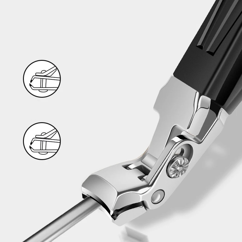 Nail Clippers for Seniors Long Handle Pro Toenail Clippers Senior Nail Clipper for Thick Nails Nail Cutter Trimmer Manicure Tool 2