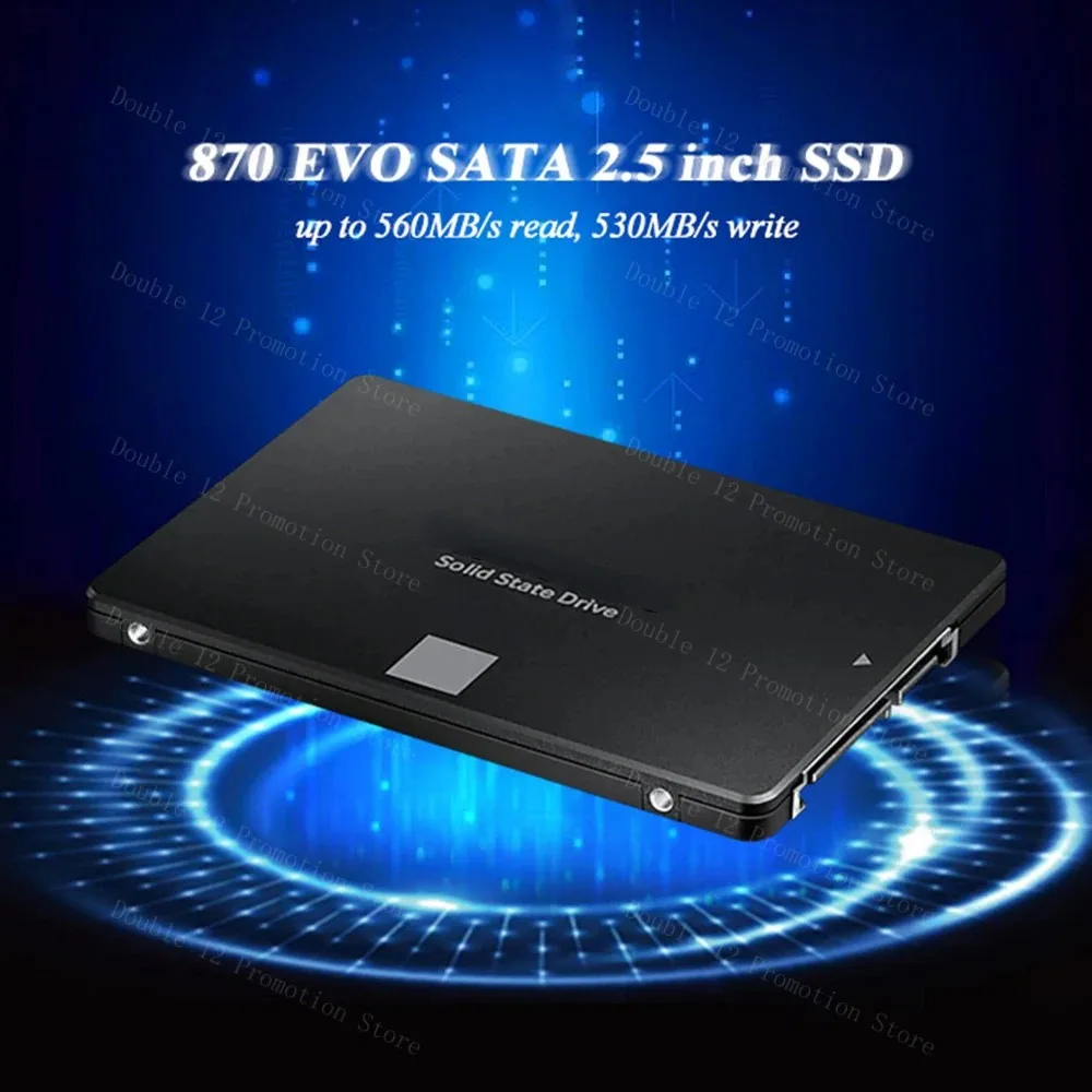 PC  SSD 870 QVO SATA 2.5 ϵ ̺,  ָ Ʈ ̺, HDD 8TB SSD 1TB 2TB 4TB ϵ ũ, ִ 560Mbs HDD