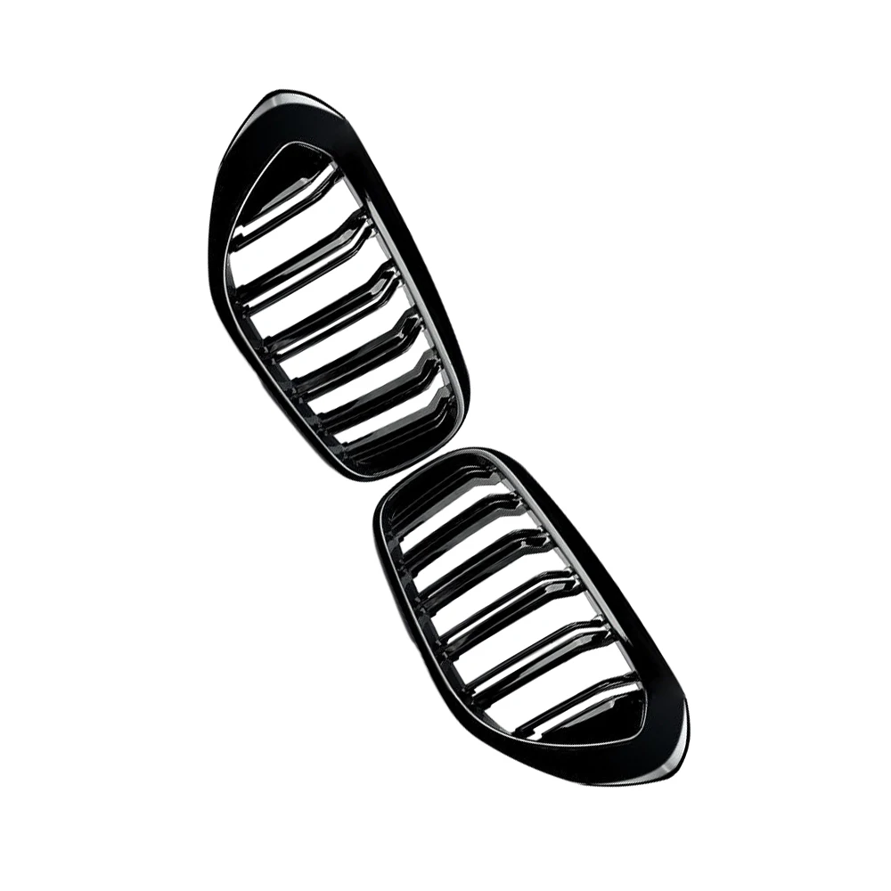 

Front Bumper Grille Gloss Black Racing Grilles Double Slat Hood Grille For BMW G30 G31 530i 540i 550i M5 2017 2018 2019 2020