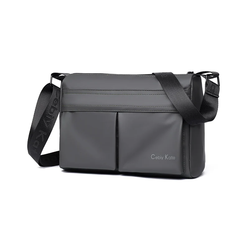 Men's crossbody bag with adjustable shoulder straps, spacious main compartment - travel and commuting bag - durable daily crossb