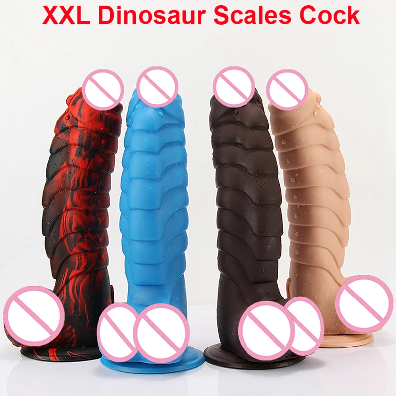 24 Models Animal Dick Thrusting Dragon Dildo Dinosaur Scales Penis Big Suction Cup Adult Anal Sex Toys Strapon Women Masturbator sex toys