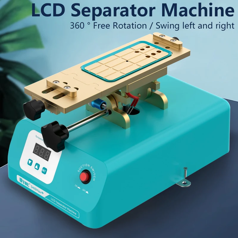 110V/220V 3 in 1 LCD Frame Separator Machine Build-in Vacuum Pump For Edge Screen Separation Quick Separation Repair iPhone