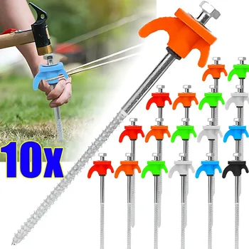 Carbon Steel Tent Stakes 1