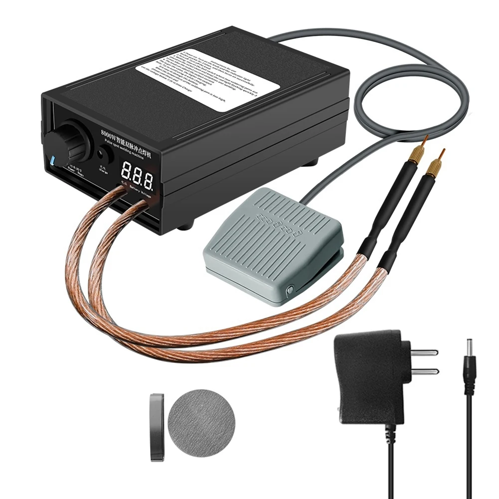 

Portable Spot Welding Machine 8000W High Power Welding Machine 18650 Lithium Battery Spot Welding Machine EU Plug
