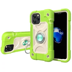 Colorful Rugged Armor Bumper Shockproof Phone Case with Ring Holder - 7Plus 8Plus (T2)