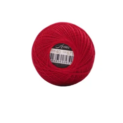 Premium 40 - Size Double Mercerized Egyptian Cotton Crochet Thread - Perfect for Tatting Projects, 25g Ball, 300 Yards, Available in 56 Vibrant Colors (671)