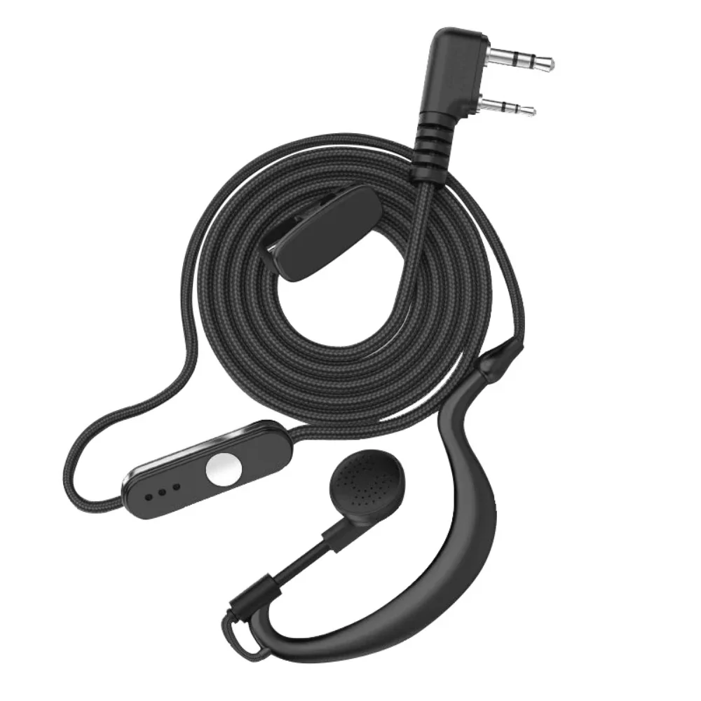 2 Pin Ptt K Typ Radio Auricolare Auricolare Bree Auricolare Per Abbree Baofeng Uv-5R Uv-S9 Plus Bf-888S Bf-13 Pro Walkie Talkie