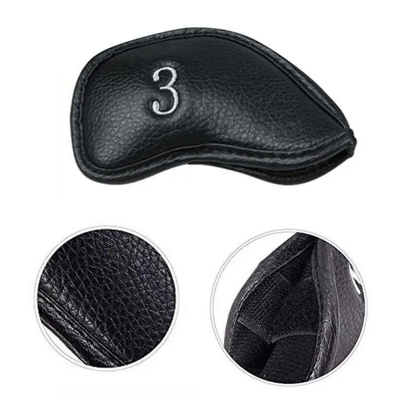 PU Leather Golf Iron for Head Covers for Callaway for Ping for Taylormade for Co